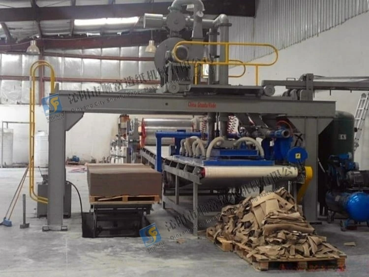 Semi-automatic cardboard corrugated making machine for cardboard box making