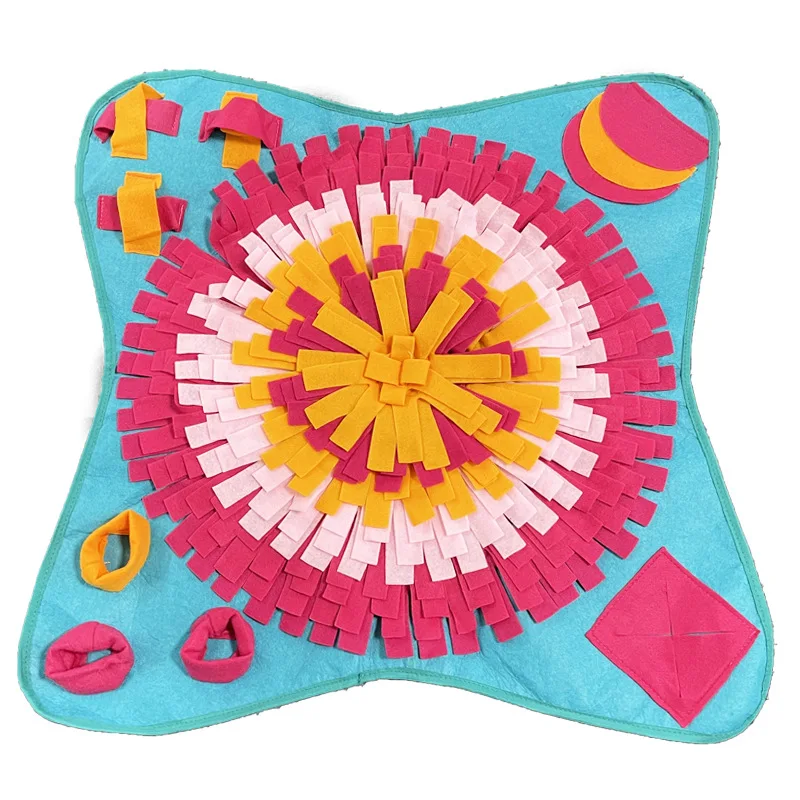 Snuffle Mat for Dogs Feeding Mat Interactive Puppy Puzzle Toy Pet Nosework Training Play Mats for Stress Relief