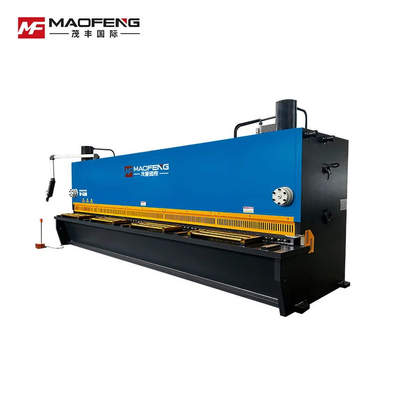China CNC cut 12 mm QC11Y guillotine Shearing Machine  for 6m