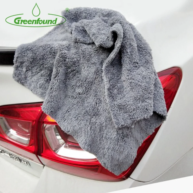 2021 Edgeless Plush Scratch Free Polishing Microfiber  Auto Cleaning Cloth Extra Large  Car Drying Towel