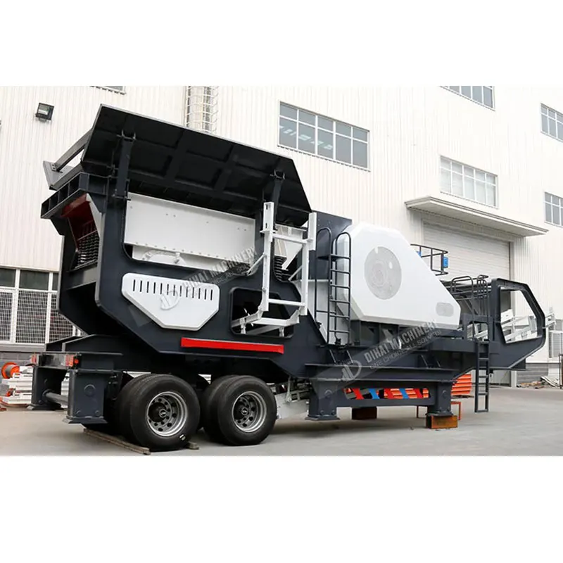 Combined Mobile Concrete Crushing Machine Price Mobile Aggregate Crusher And Screening Plant