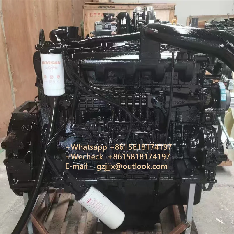 DH225LC-7 DH225-7 Diesel Truck Engine Assembly DB58TIS DB58T  Loader Complete Engine Assy