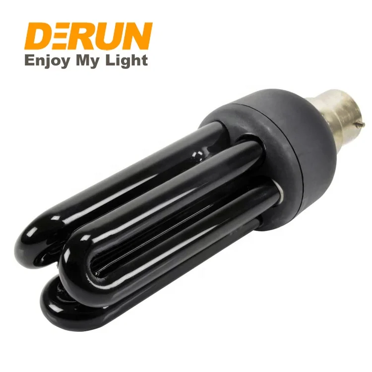 BLB 40 Вт 45 спиральная компактная люминесцентная лампа диско и декоративные сцена UVA фиолетовый свет CFL E27 лампы