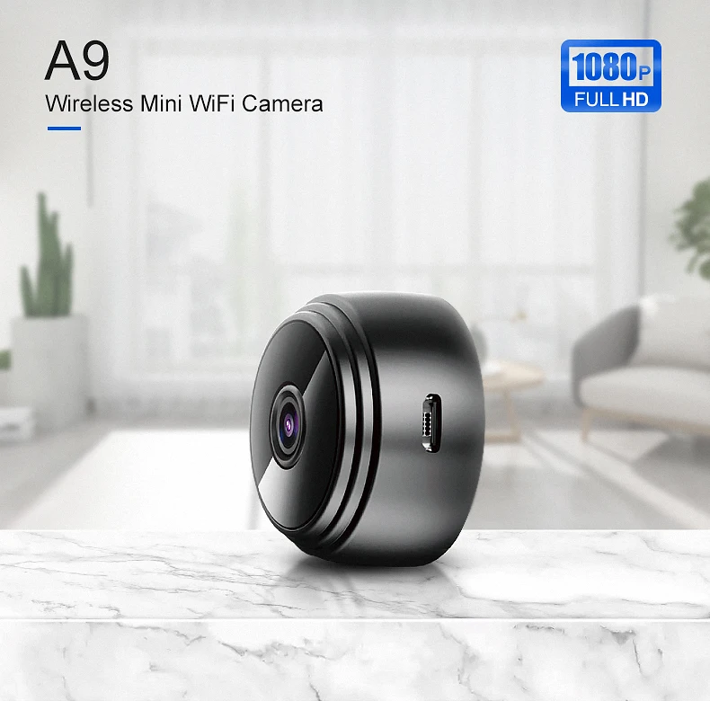 Lowest price A9 mini  camera wifi wireless night vision built-in battery magnetic suction micro camera