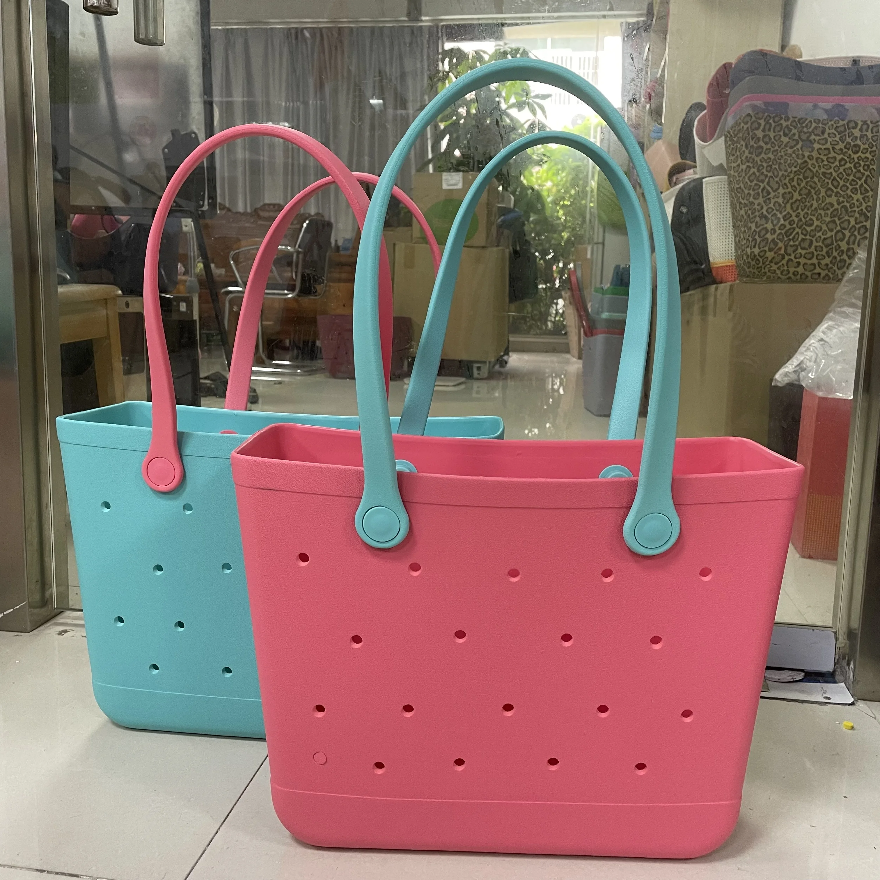 Сумки Bolso de playa silicona bolsas plastico para mascotas Eva