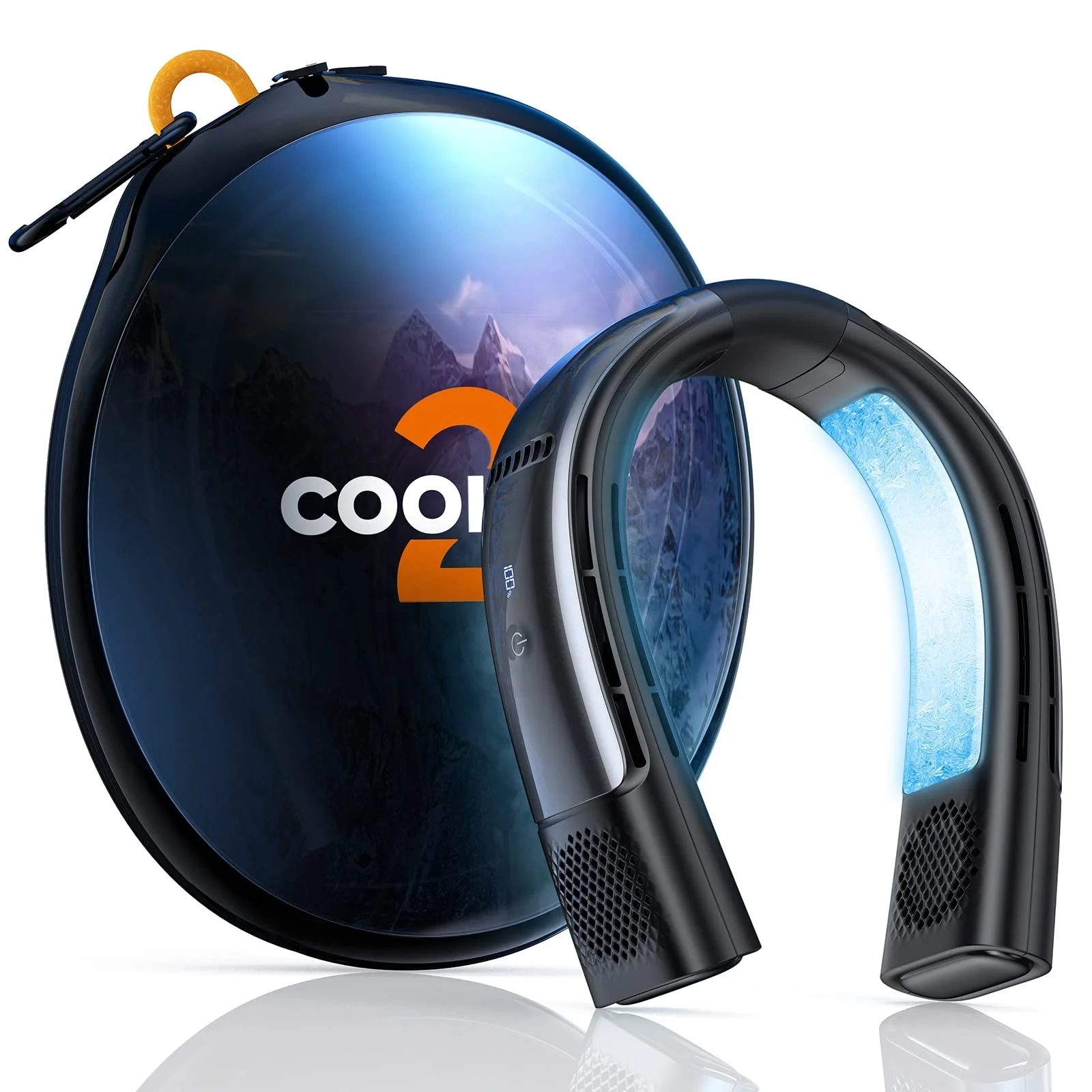 TORRAS COOLIFY2 шейный кондиционер 4000 мАч перезаряжаемый светодиодный Персональный вентилятор для использования 18 часов спортивный шейный Вентилятор Кулер и обогреватель