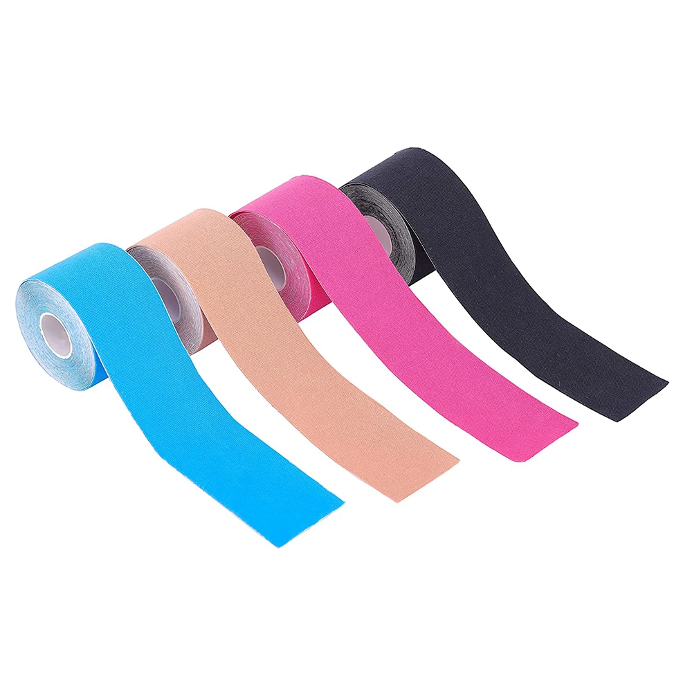 High quality flexible cotton colored rigid elastic sports medical tape cotton sports tape