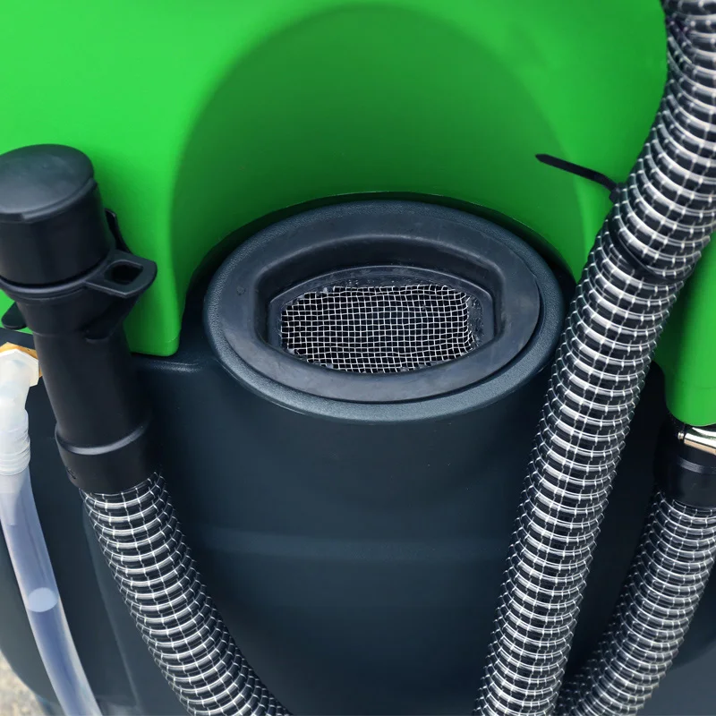Electric Ride-on Floor Scrubber Dual Brush Cleaning for Construction Industries with Core Motor and Battery