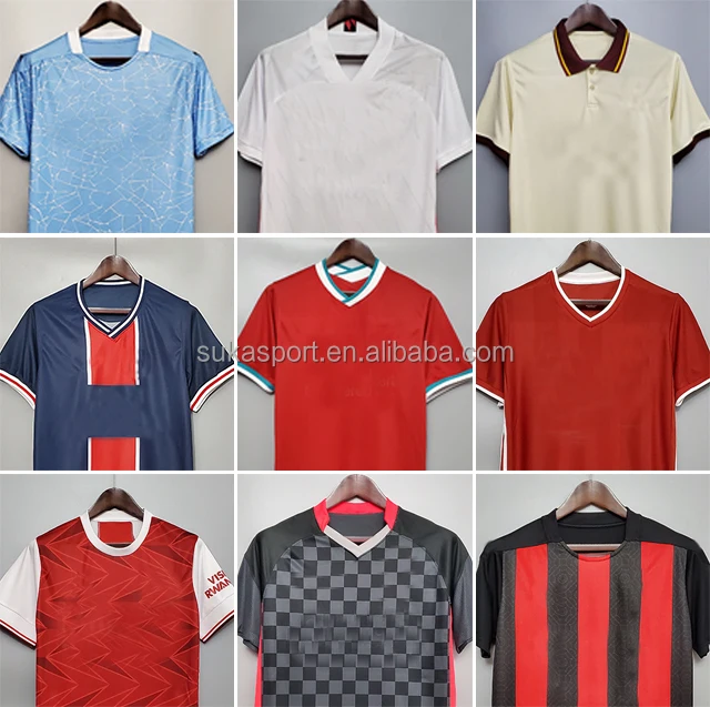 leftover stock soccer jersey thai quality cheap men old season football shirt