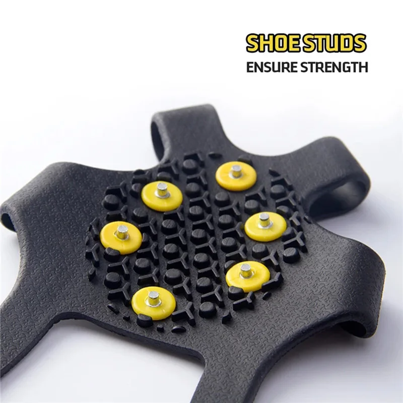 High Quality Winter Safety footwear ice snow grip anti non slip cleat 10 Steel Studs Crampons