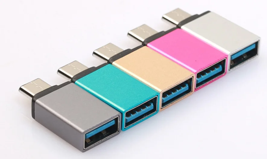  USB 3.0 Female to USB-C 3.1 Type C Male OTG Data Converter Adapter For
