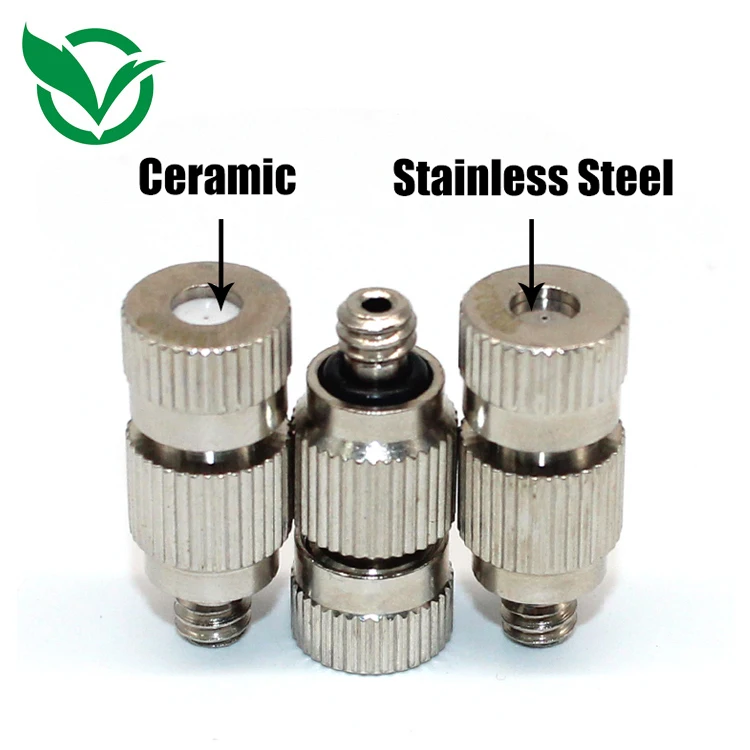 Dust Suppression High Pressure Water Spray Fogger Misting Nozzle Without Filter