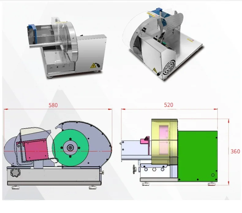 Good Idea of Business Toast Slicing Machine with High Quality Space Saving Custom Private Label Wholesale Customization