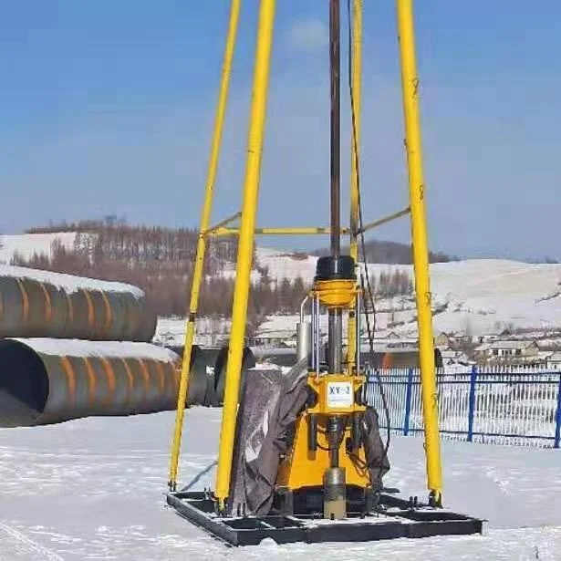 small Rig Four Wheels Mounted Diamond core drilling machine portable