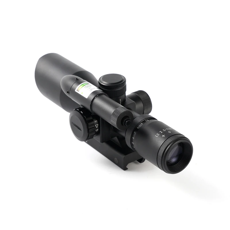 Top Sale Green Laser Sight 2.5-10X40 Red Green Illuminated Compact Scopes