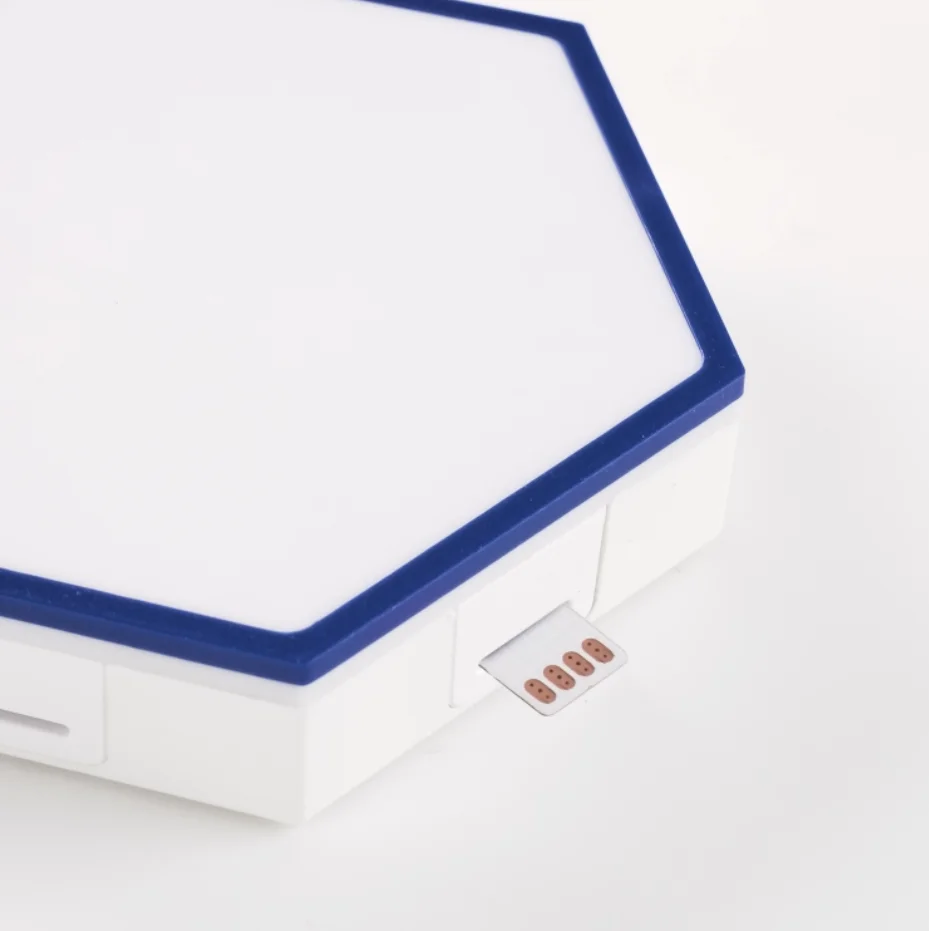 Indoor Nordic Custom Modern mini Designer Up and Down Touch Hexagonal Lighting Touch LED Wall Lamp Decor Tiles For Home Bedroom