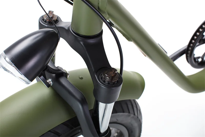 Wholesale Hot Sale Fat Tire Electric Bike 7 Speeds E Bike 20Inch 750W Large Power 12Ah Portable Long Seat Electric Bicycle