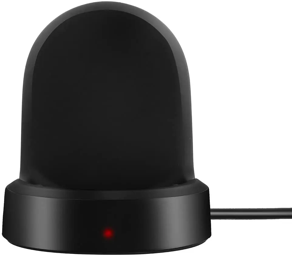 For Samsung Gear S3 Charger, Qi Charging Dock for Samsung Gear S3 Classic/Frontier Smartwatch (Black)