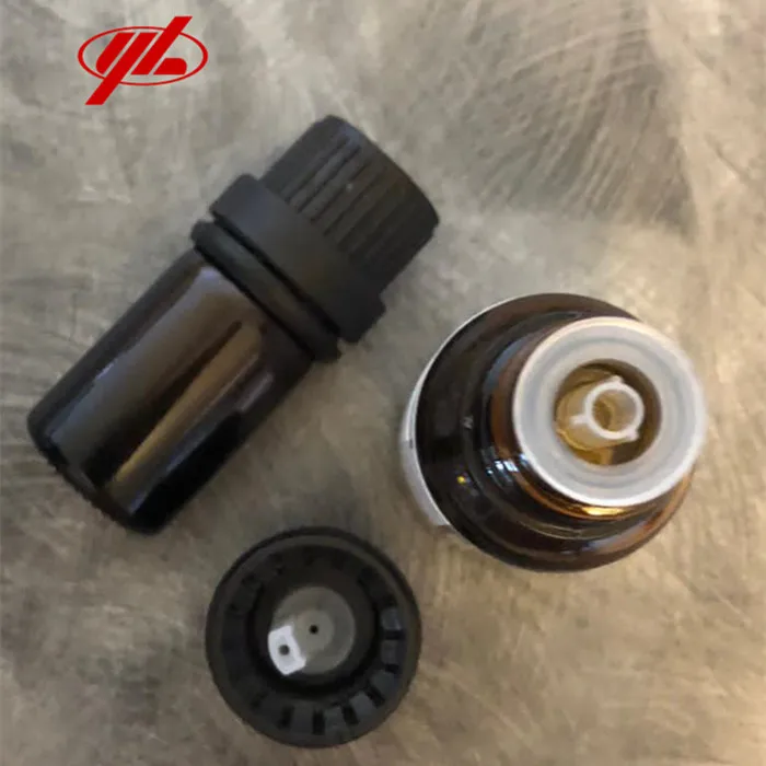 5ml essential oil bottle with drip stopper and tamper proof cap