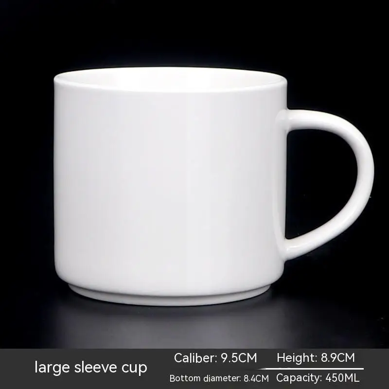 Creative small fresh and simple mug household large-capacity custom logo ceramic cup advertising cup water cup coffee