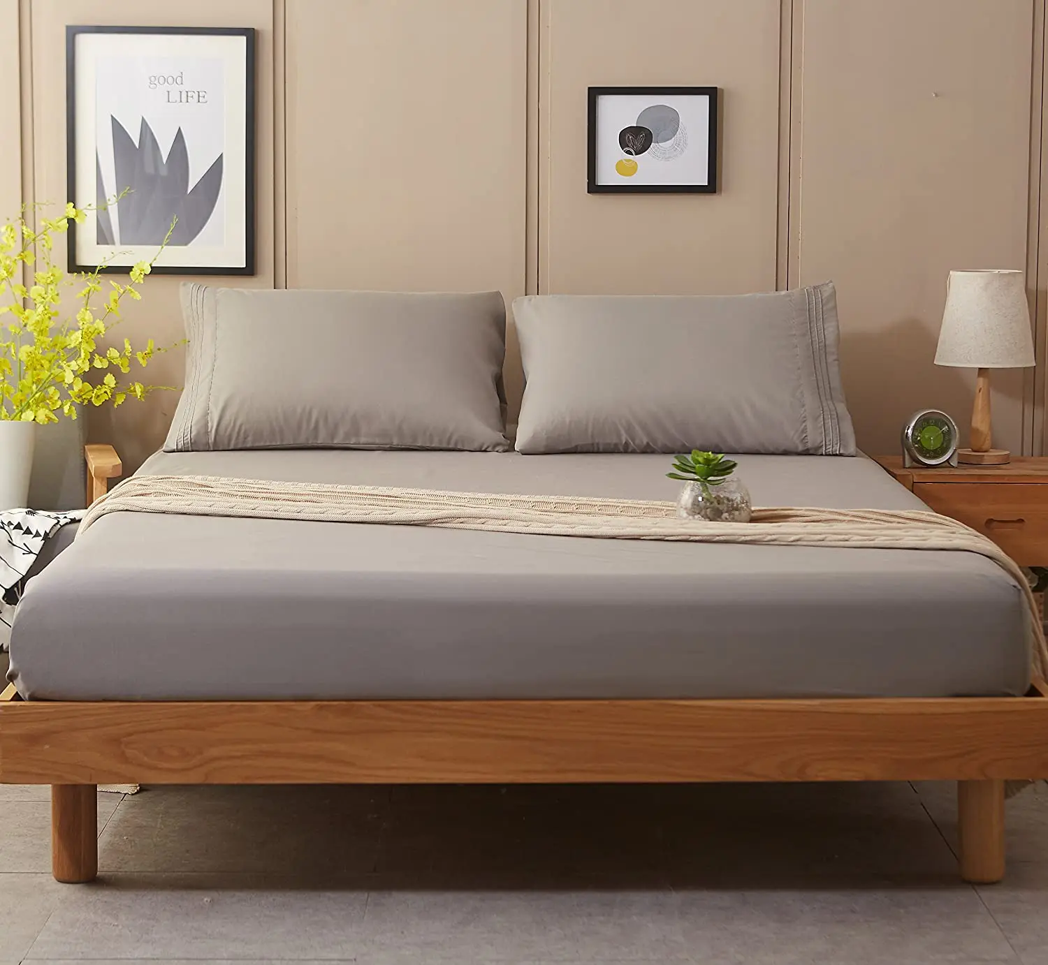 
super care fade resistant Anti bed bug skin-friendly bedding set bed sheets 