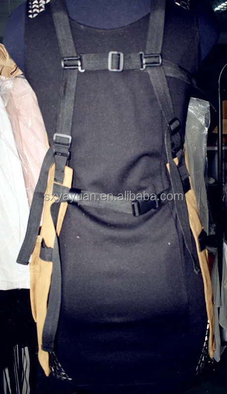 Brown oil wax canvas retro apron / waterproof oil apron