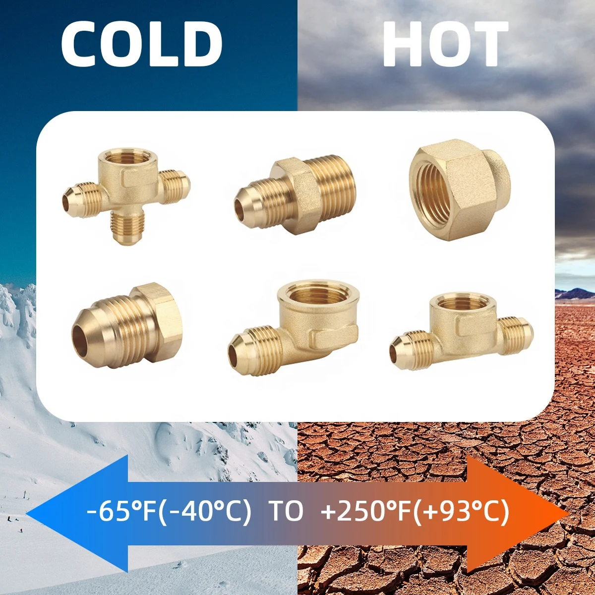 Lanlang Brass Pipe Plug Male Thread Hex Internal Head Socket Fitting Water Air Fuel Pipeline Brass Fitting