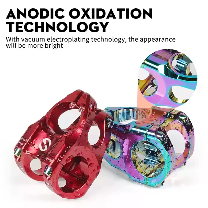 TOSEEK 31.8*35mm Bicycle Short Stem Ultralight High-strength Aluminum Alloy Bikes Stem MTB Road Folding