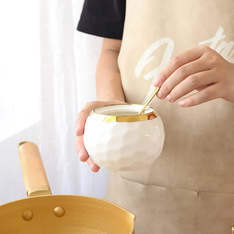 Nordic style ceramic seasoning jar light luxury home kitchen seasoning jar set creative salt and sugar storage jar combination