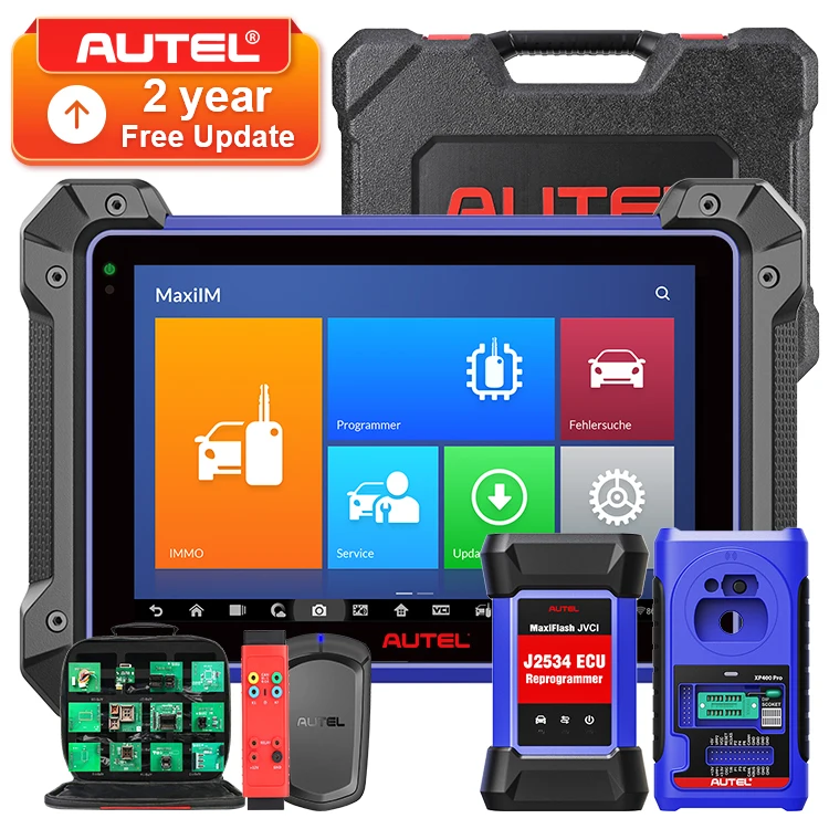 autel im608pro programmer of car keys programming with chip renault tool scanner for key coding