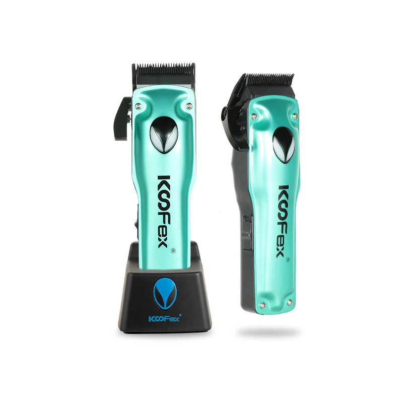 KooFex Custom Logo Barber Machine Professional Salon DLC Graphite Blade BLDC Hair Clipper
