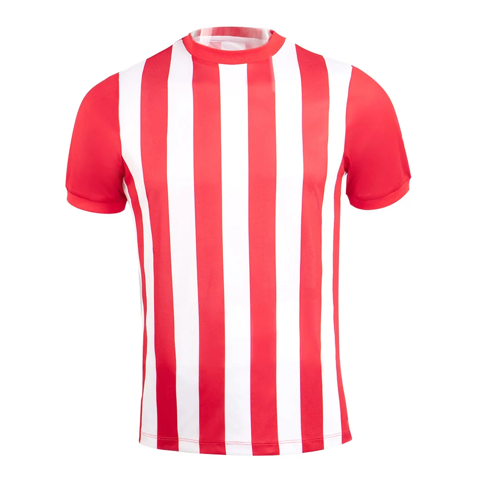 
Latest Design Sublimation Soccer Jersey Striped Soccer t Shirt 