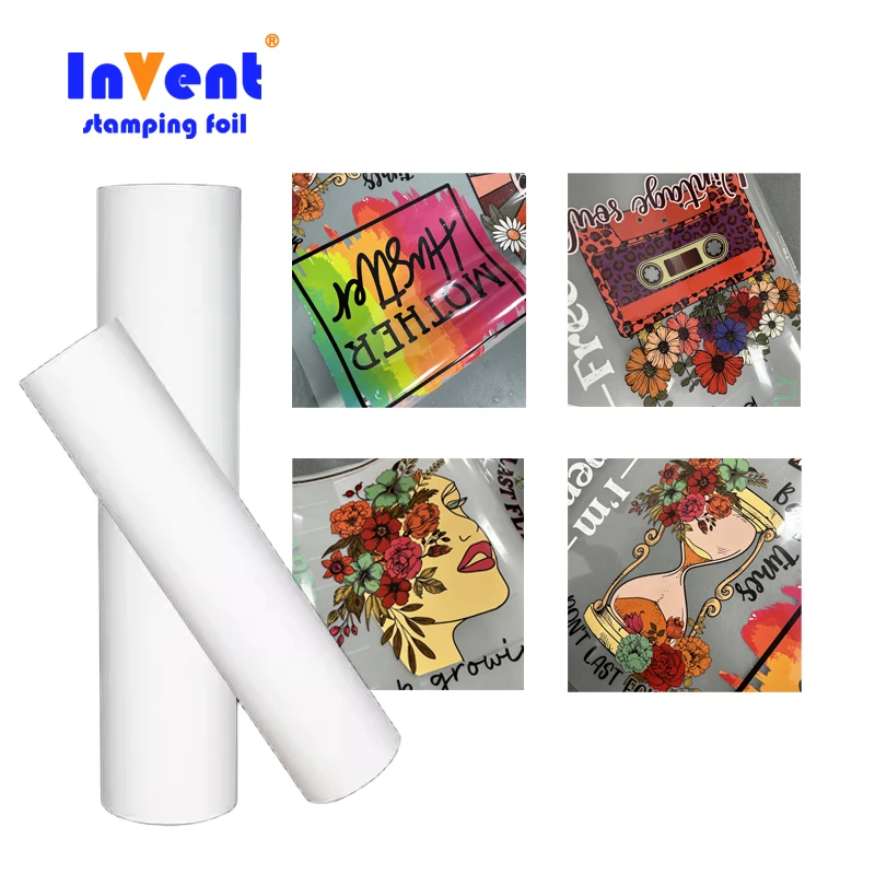 Gold Foil A4 A2 30/60cm Work with Dtf Printer Film for Digital Printing Ink DTF PET Roll