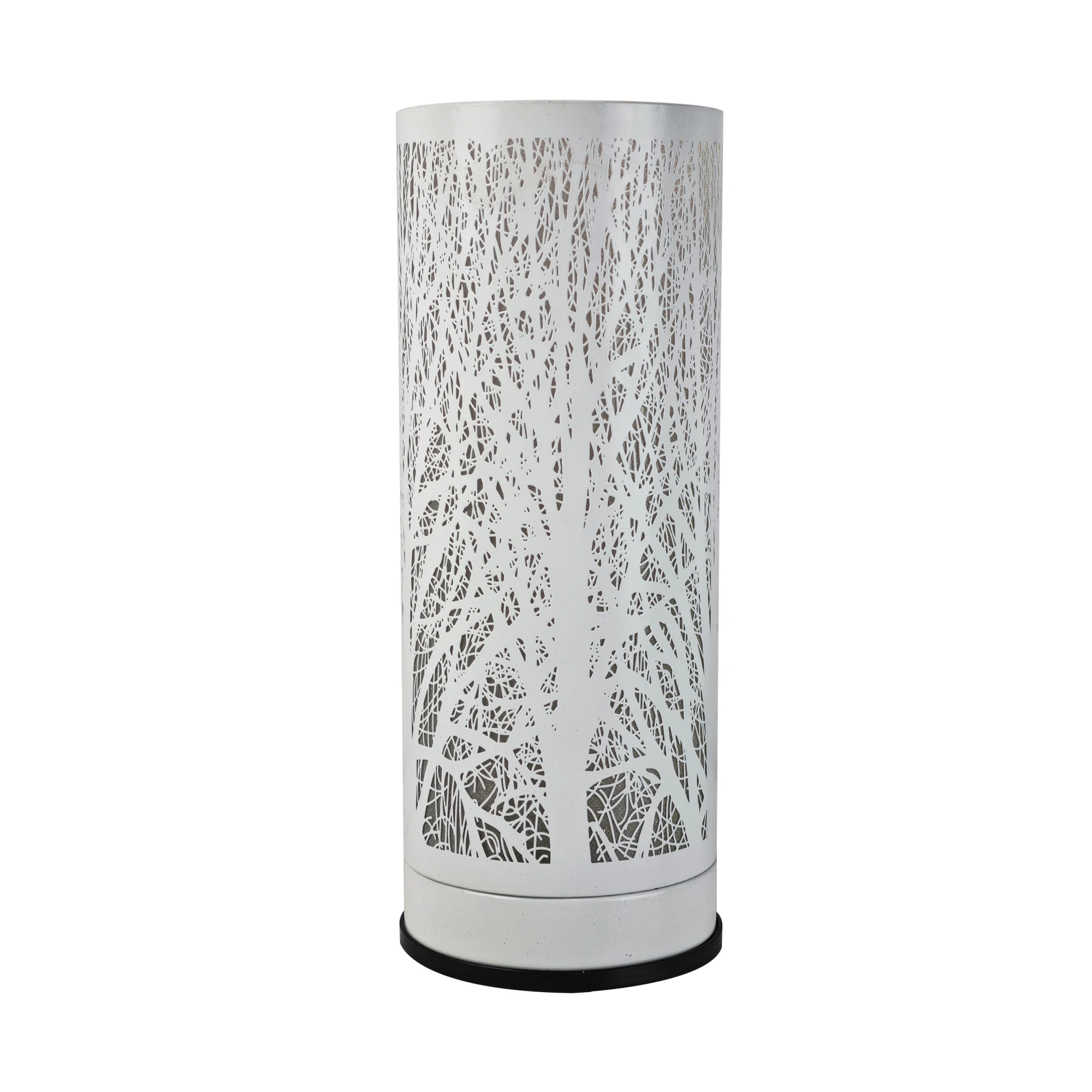 Wholesale metal round tree design wax melt burner led light candle scent electric wax warmer for wax melts
