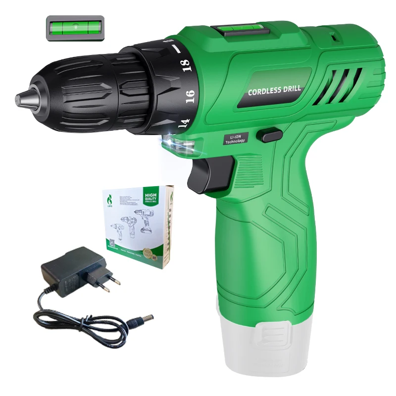 21v The Best Battery Cordless Electric Drill Power Drilling Machines Brushless Drill Tools Combo Set