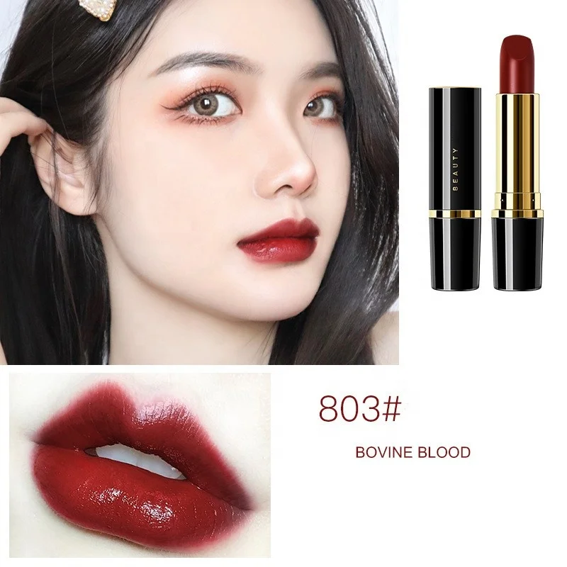 Lipstick Moisturizing Waterproof Sweat-proof Easy Coloring Not Easy To Decolorize Lipstick Cosmetics Long Lasting Lip Stick