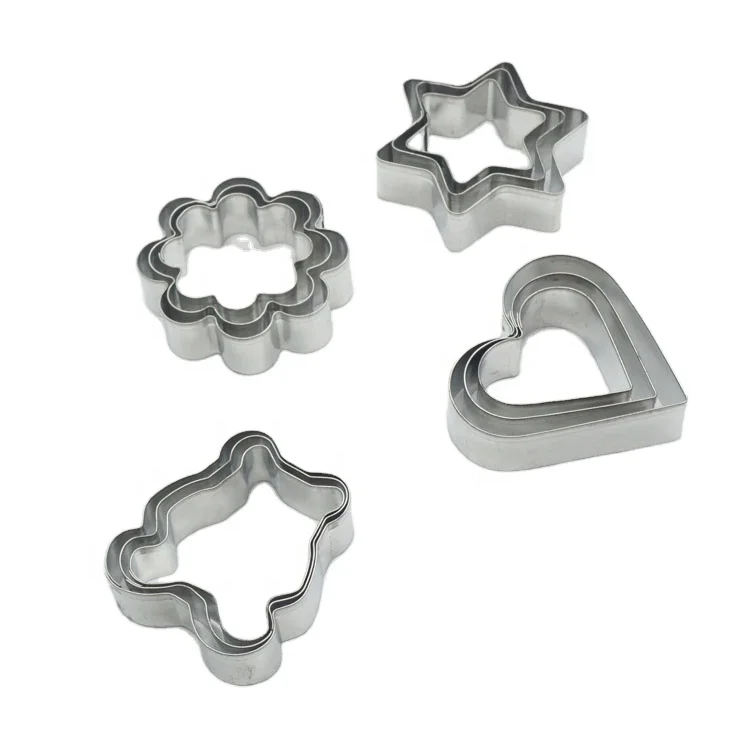 
Изготовленная на заказ форма для печенья из нержавеющей стали в форме цветка сердца звезды медведя 