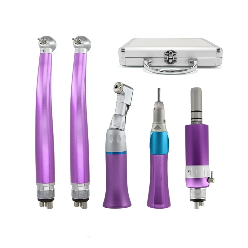 Good Price Colorful LED High and Low Speed Electric Dental Handpiece Set Dental Kit