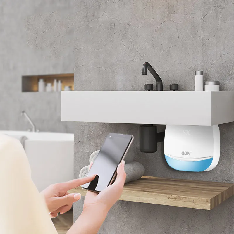 Mini Water Heater with Remote Control Instant Electric Portable Bathtub Hot Water Heater