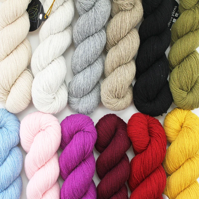 
Lotus Yarns High Quality Lace Weight Pure Cashmere Yarn 