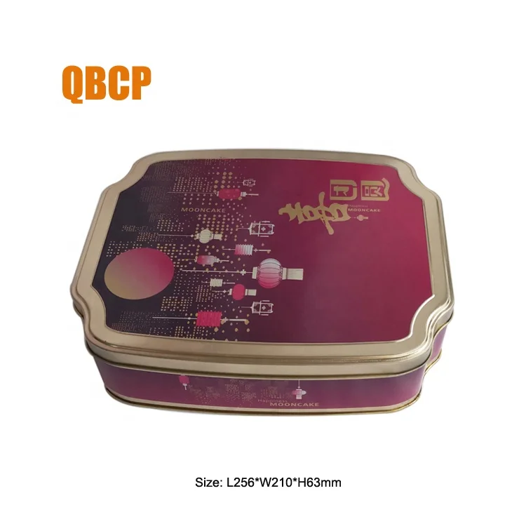 Сделанная на заказ пустая луна торт подарочная жестяная коробка для оптовой продажи