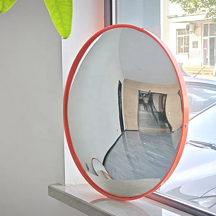 EK 30CM Good Quality Blind Spot Crossroad 130 Degree Vision  Traffic Safety  Convex Mirror Indoor
