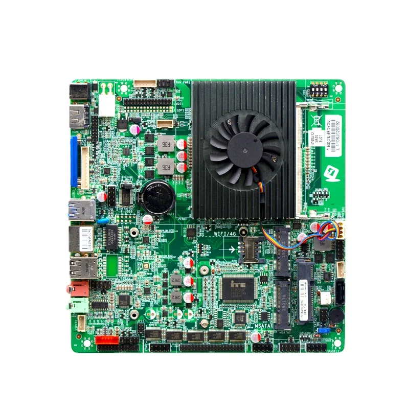 I3 I5 industrial mini pos motherboard 8 USB DC 12V ultra thin itx mainboard for all in one pc