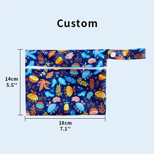 Washable Wet Bag Portable Sanitary Pads Storage Bag Reusable Sanitary Pad Pouch