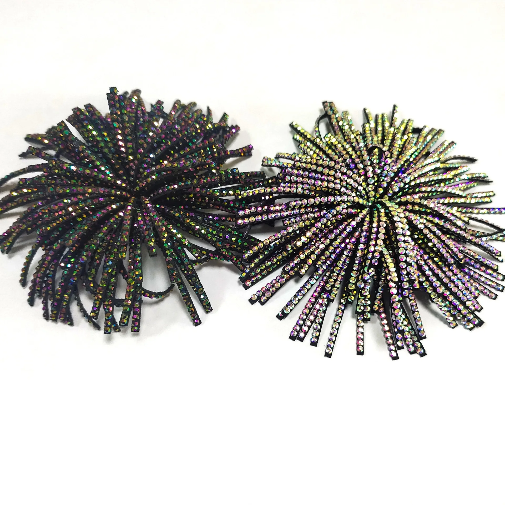 Wholesale handmade flower exquisite shoe flower microfiber hot drill shoe flower rhinestone DIY shoe accessories