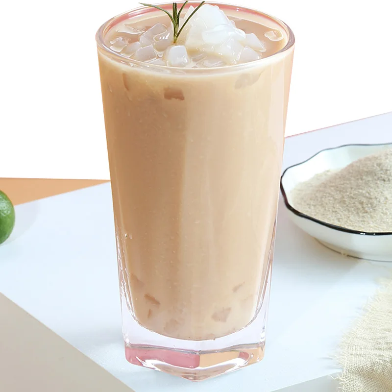 Nata de coco Bag Coconut Jelly 500g Cube NATA DE COCO Mix for TAIWAN Milk Tea Pudding Dessert Soft Drink