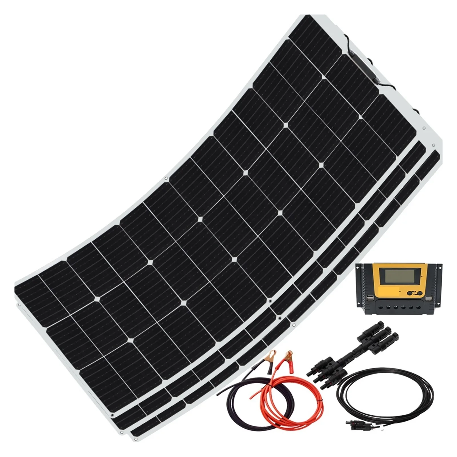 SenHuo Flexible Solar 12V 18V 100W 150W 200W 300W 400W Waterproof Panel Kit For Outdoor Home/Camping