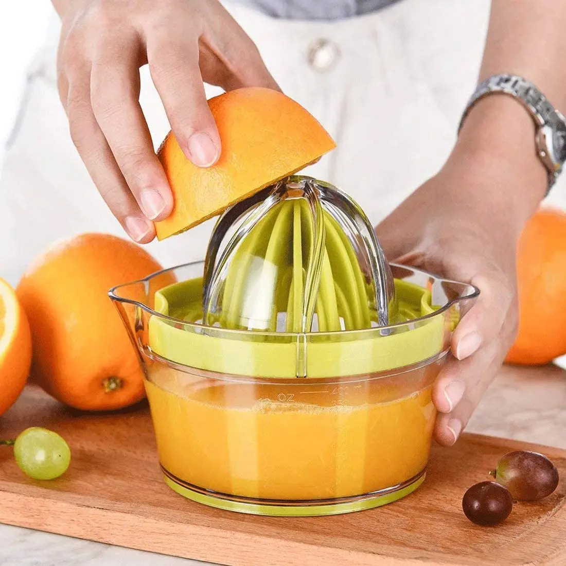 Amazon Hot Selling Manual Juicer Multifunctional Lemon Squeezer Orange Citrus Juicer Within Measuring Cup Fruit Hand Juicer