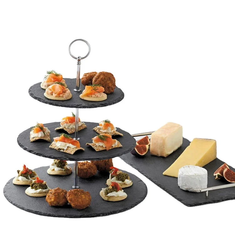 Шоколадный батончик отображать детали оптовых продаж домашний декор 2 уровня грифельная доска для украшения тортов подставка