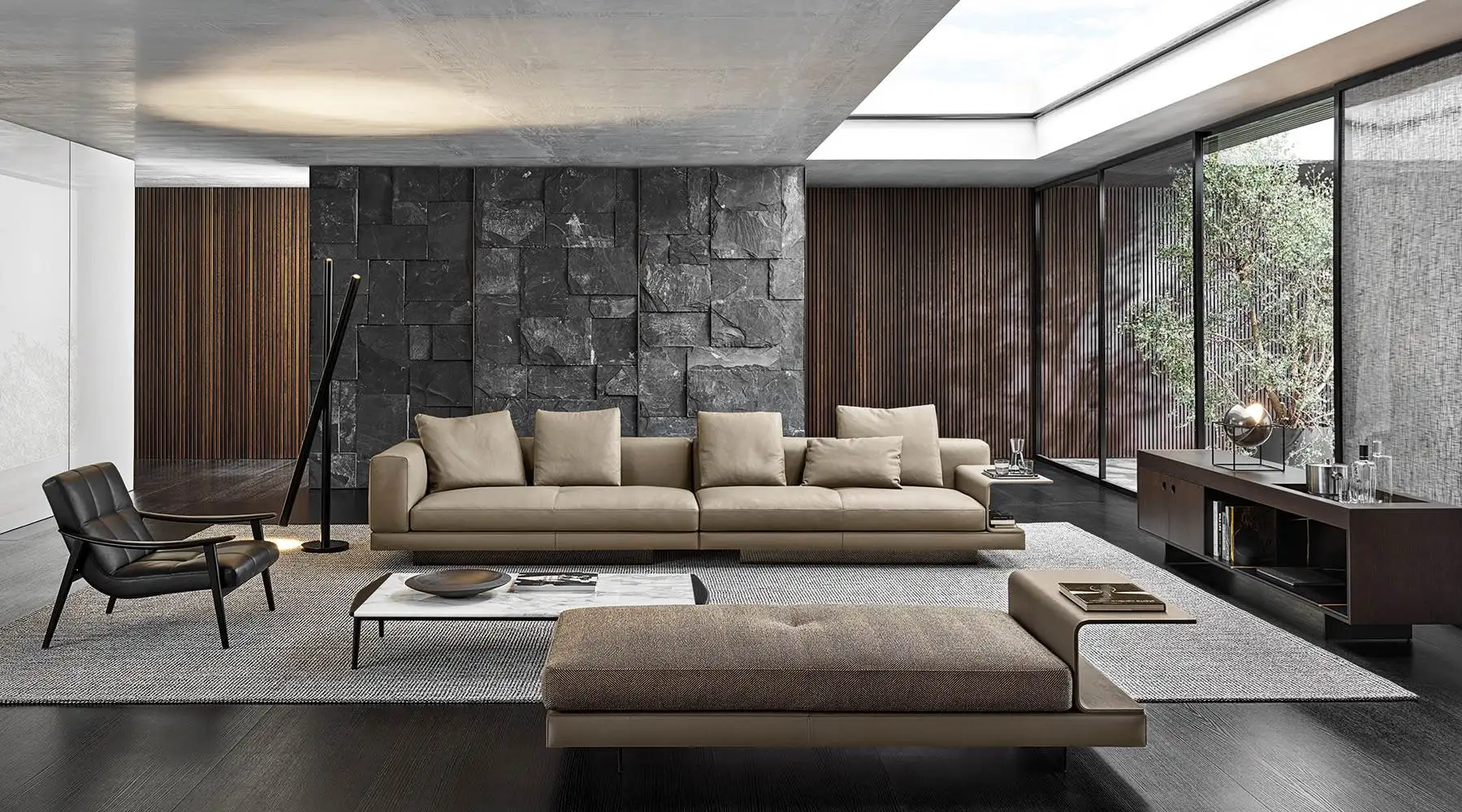 Hot selling modern living room linen fabric l shape sofas set furniture living room italian luxury sofa
